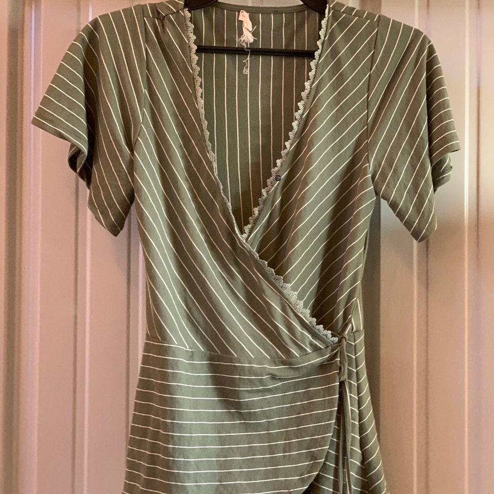 Flowy Wrap Top